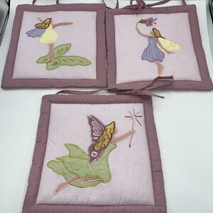 Plush Pixie/Fairy Quilt Wall Hangings Nursery Decor Set‎ Of 3 - Jojo Designs